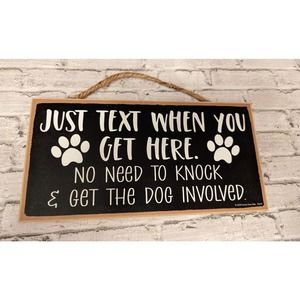 New Dog Lovers Sign -Home Decor-Funny